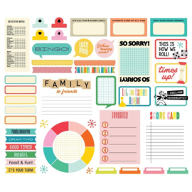 Game Night Journal Bits & Pieces Die Cuts