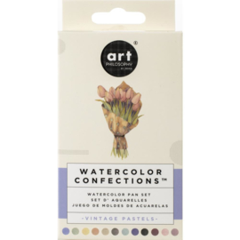 Confections Watercolor Pans Vintage Pastels