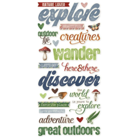 Woodlands Foam Stickers