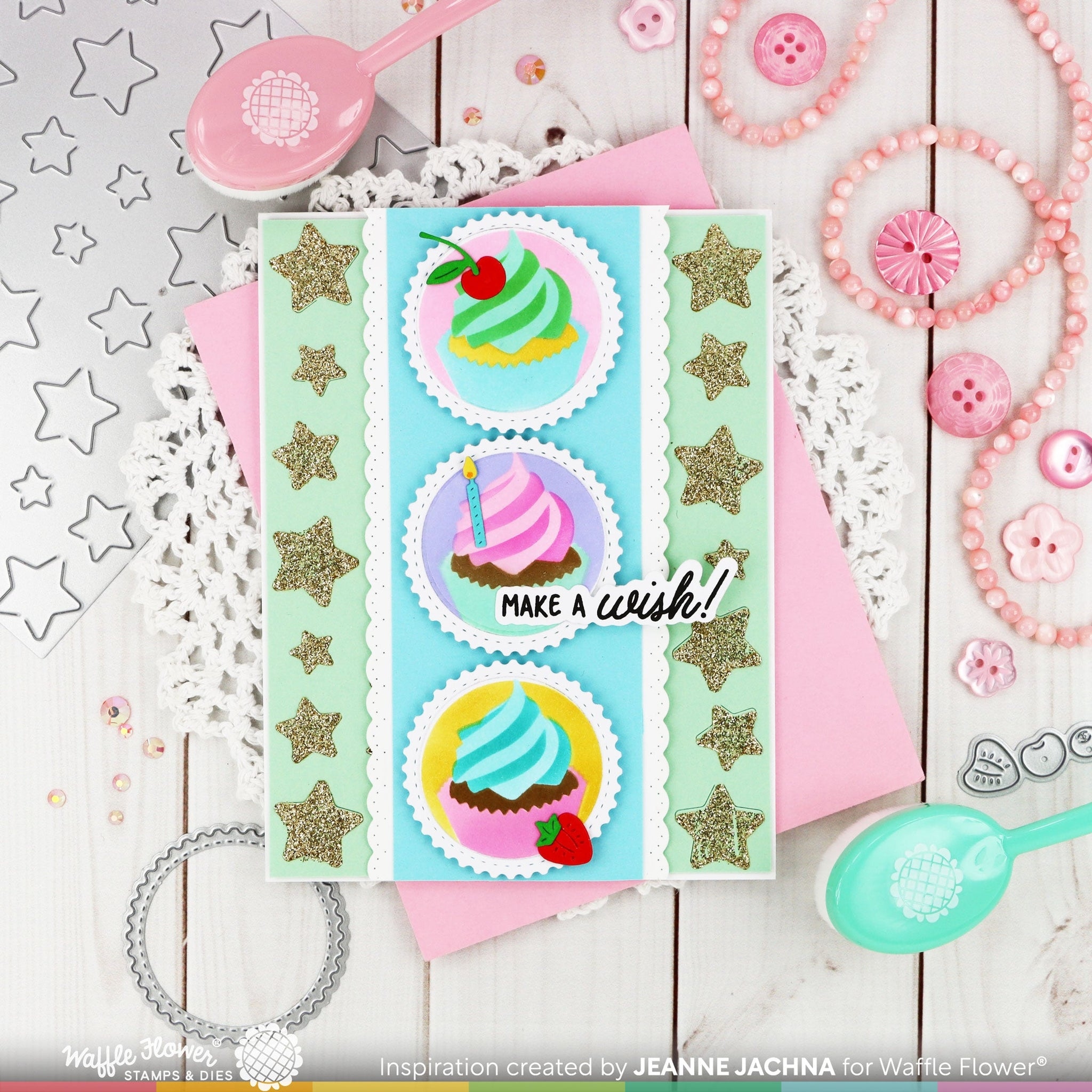 Hey Cupcake Sentiments Matching Die