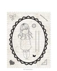 Gorjuss Rubber Stamps Waiting