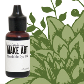 Make Art Dye Ink Pad Reinkers Fern Green