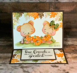 Autumn Bears Stamps