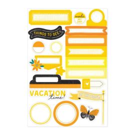 Bold And Bright Sticker Book 8 sheets