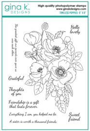 Timeless Poppies Stamps
