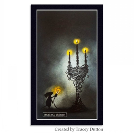 LAV978 Vine Candelabra Stamp