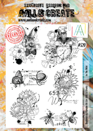 #0529 In The Wild A4 Clear Stamp Set