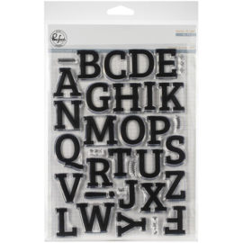 Clear Stamp Set Adore Alpha