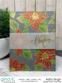 Winter Flower MINI Stamps