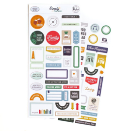 Simply The Best Cardstock Stickers