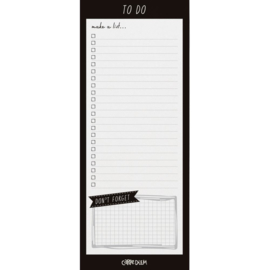 Black Magnetic To Do List