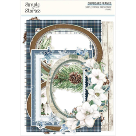 Fresh Snow Chipboard Frames