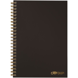 Black Hardcover Notebook 6.9"X9.8"