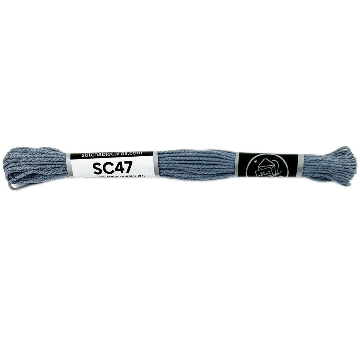 SC47 Embroidery Floss - Dark Gray 5/pk