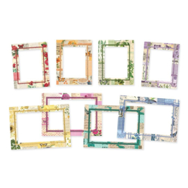 Simple Vintage Essentials Color Palette Chipboard Frames