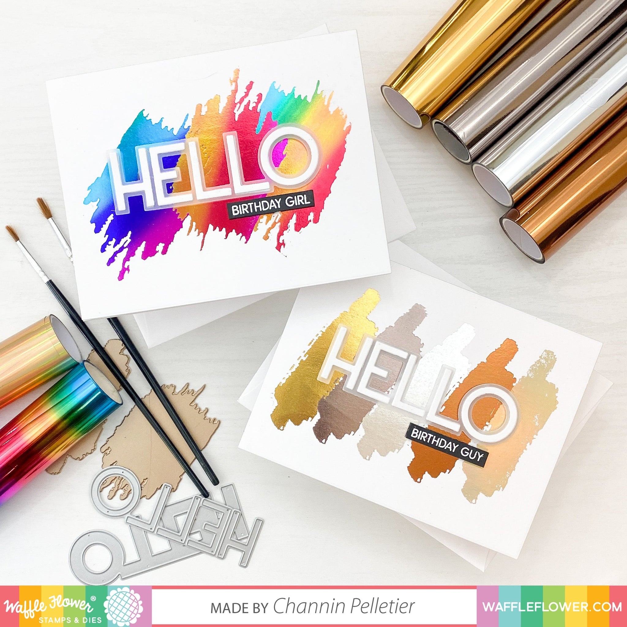 Abstract Foil Plate
