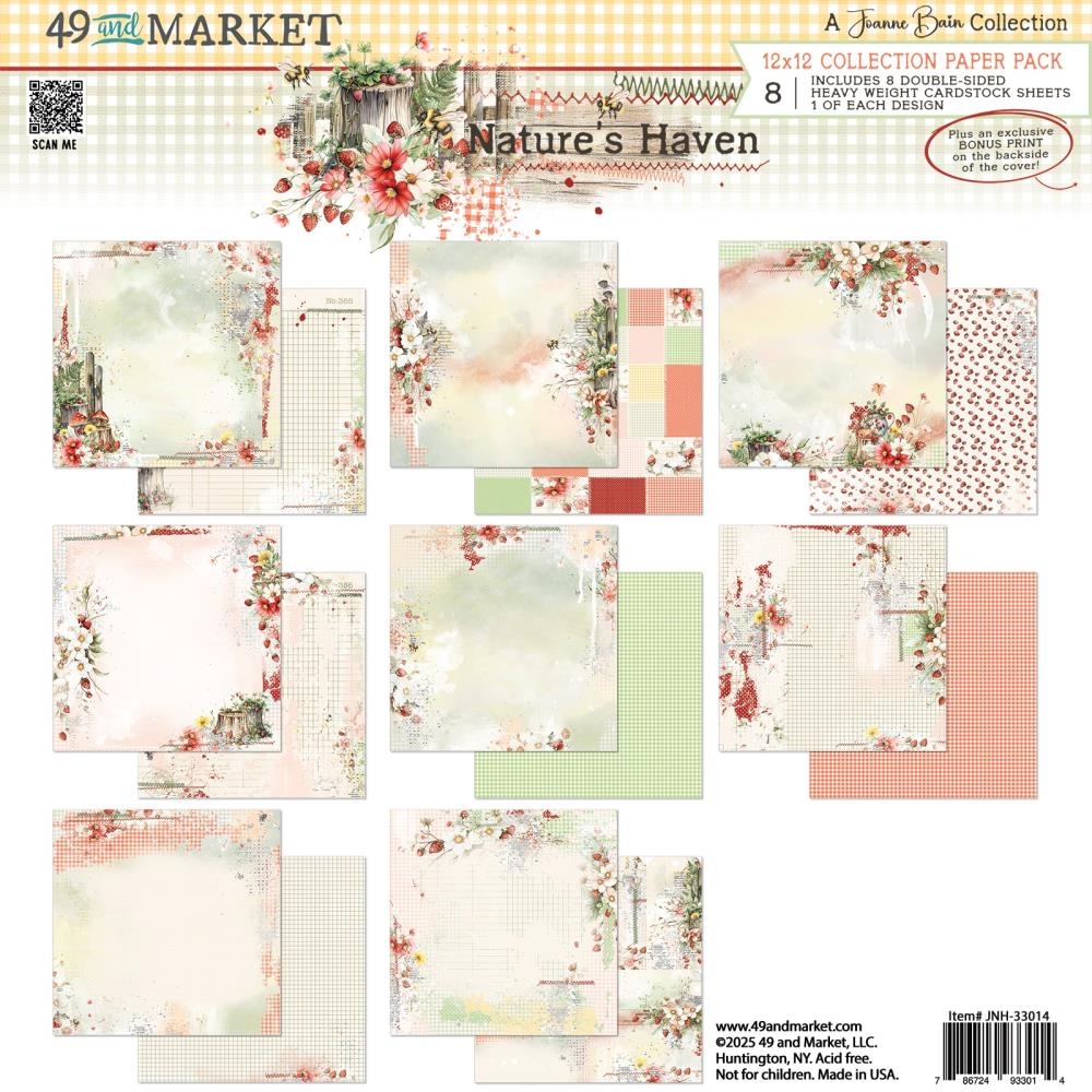 Nature's Haven Collection Pack 12"X12"