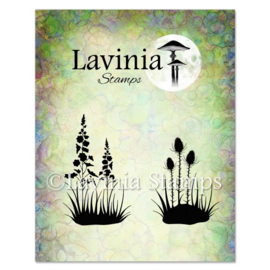 LAV683 Silhouette Foliage Set Stamp