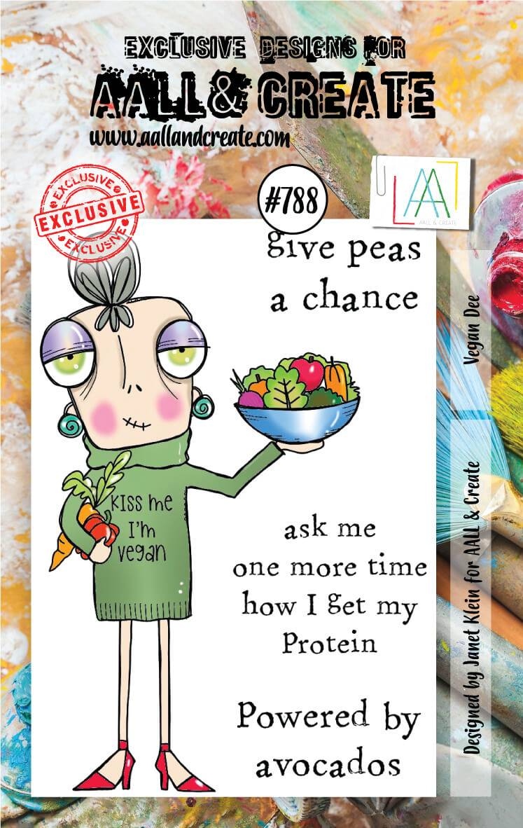 #0788 Vegan Dee A7 Clear Stamp Set