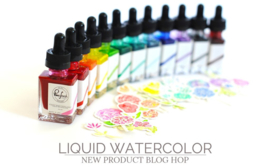 Liquid Watercolors Bubble Gum