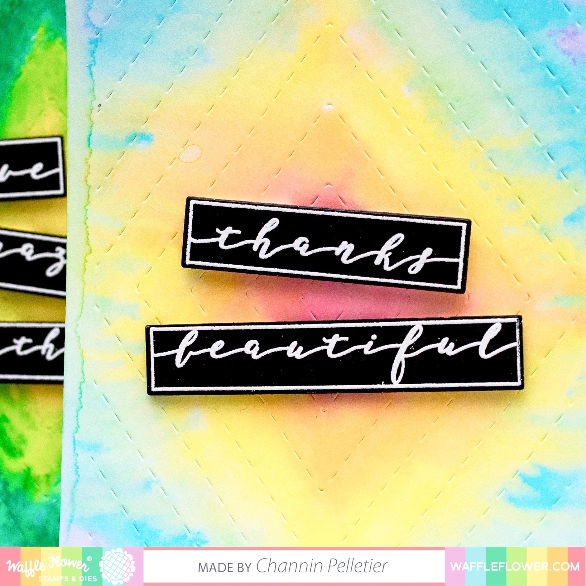 Label Greetings Stamp Set