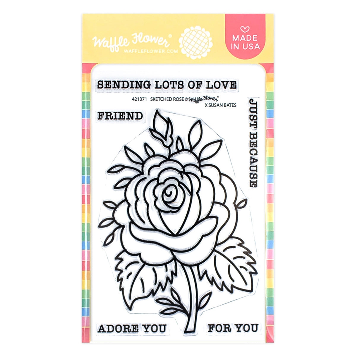 Sketched Rose Stamp Set