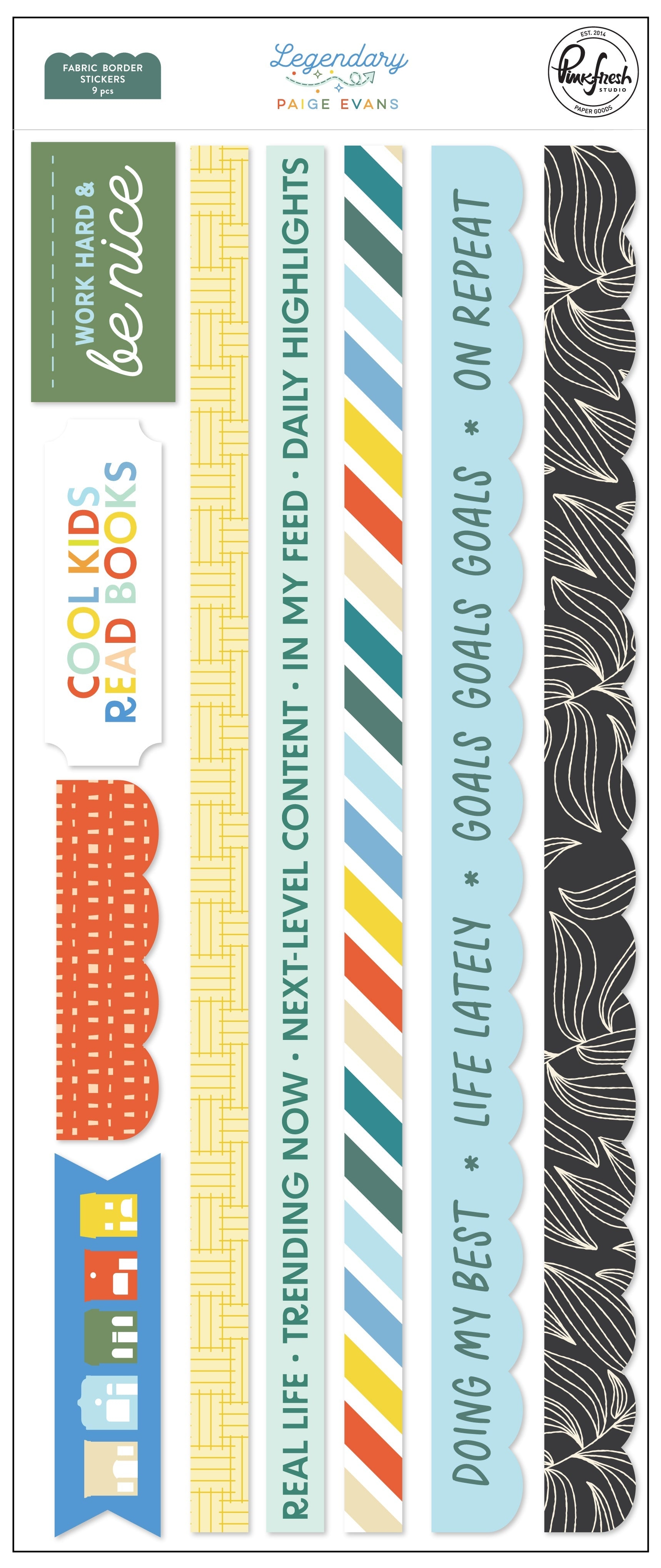 Legendary Fabric Border Stickers