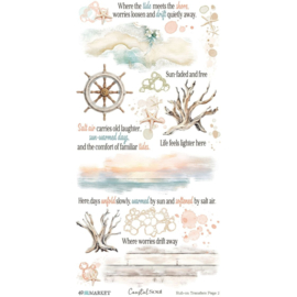 Coastal Soul Blendable Rub-On Transfer Set 6"X12"