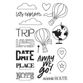 Happy Travels Stamps