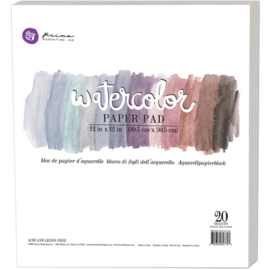 Watercolor paper pad 12x12 inch