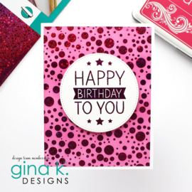 Birthday Bliss 5.9"x 5.9" Adhesive Transfer Sheets