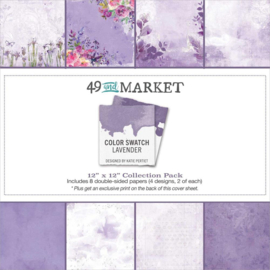 Color Swatch: Lavender Collection Pack 12"X12"