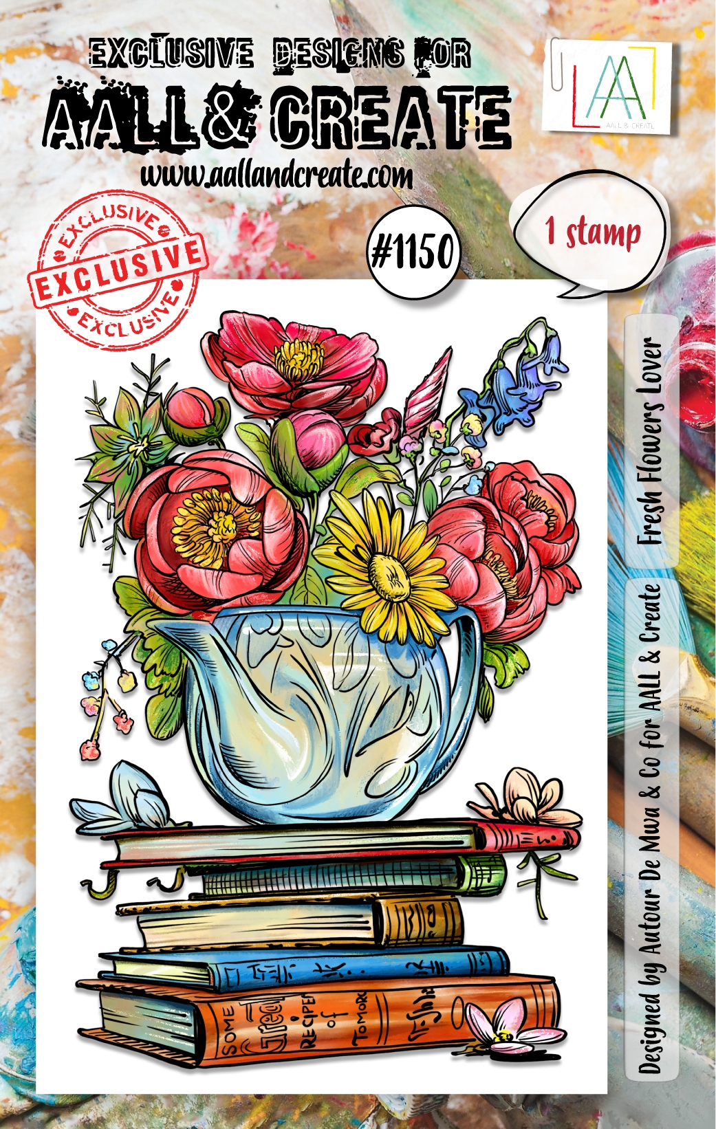 #1150 Fresh Flowers Lover A7 Stamp Set