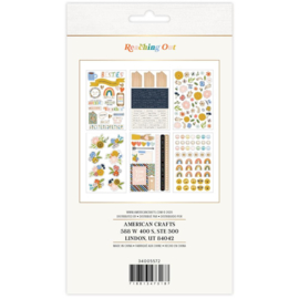 Reaching Out Sticker Book Gold Foil Accents