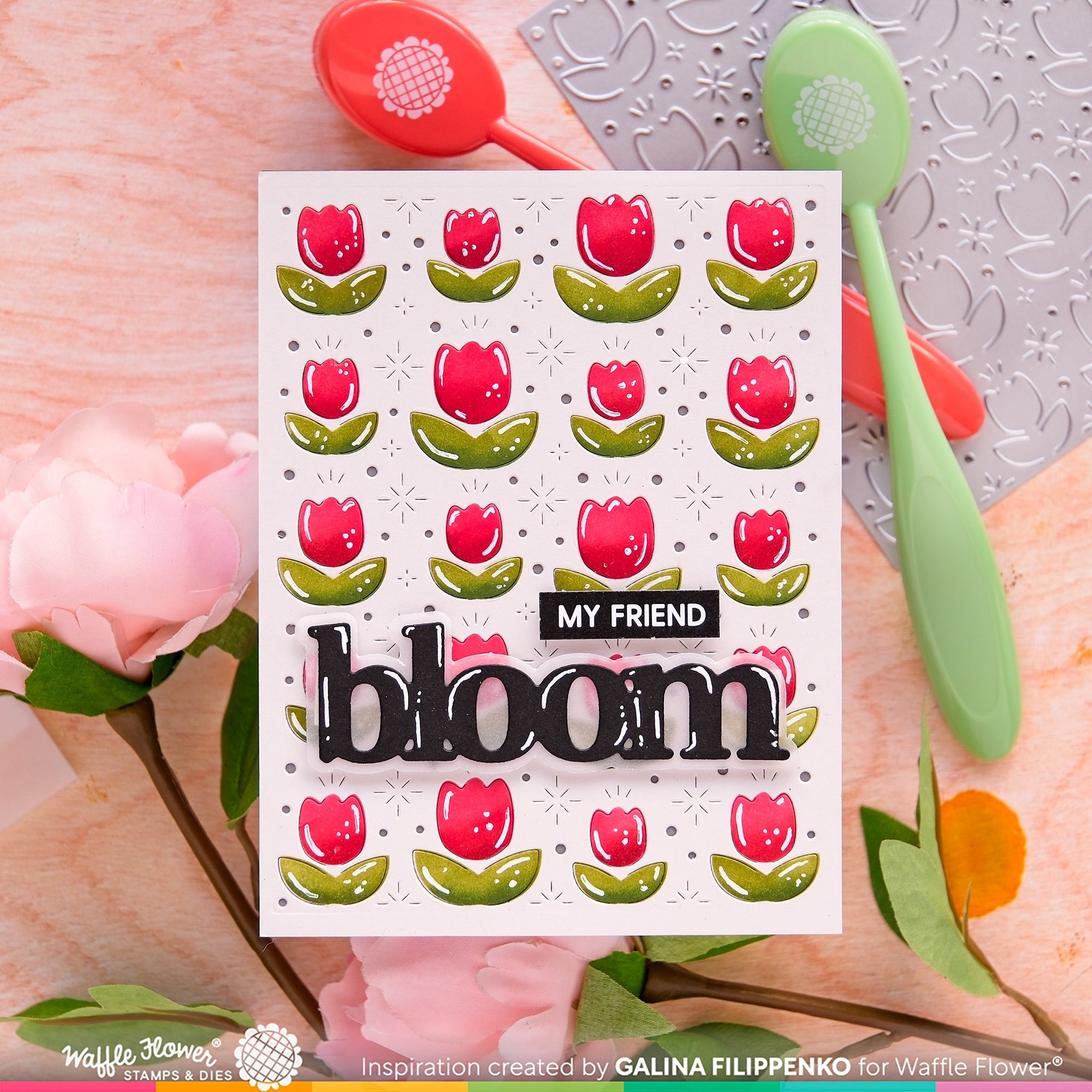 Pop-up Tulips Panel Die