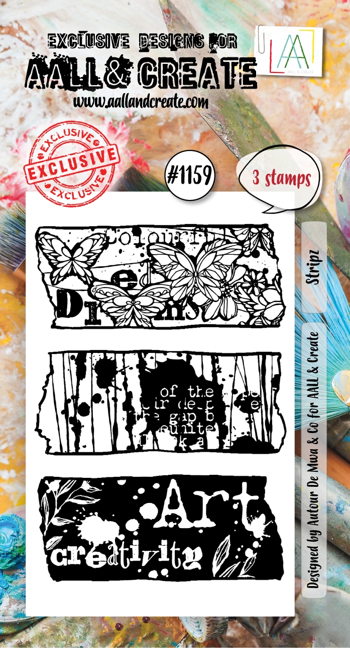 #1159 Stripz A8 Stamp Set