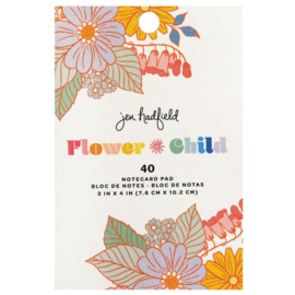 Flower Child Notecards 3"X4"