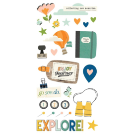 Happy Travels Simple Pages Page Kit