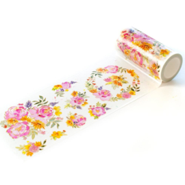 Painted Peony Mix Washi Tape