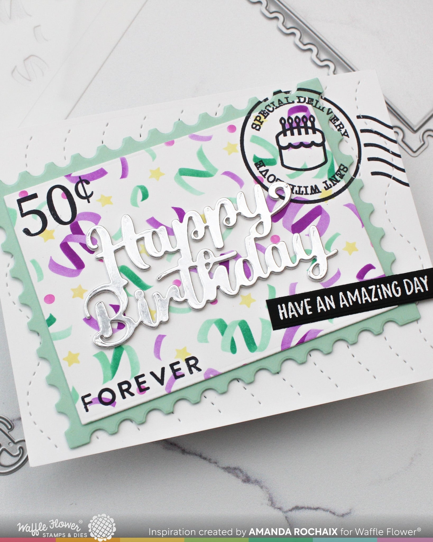 Inside Sentiments Birthday 2 Stamps