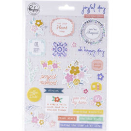 Joyful Day Puffy Stickers