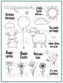Happy Spring Stamps