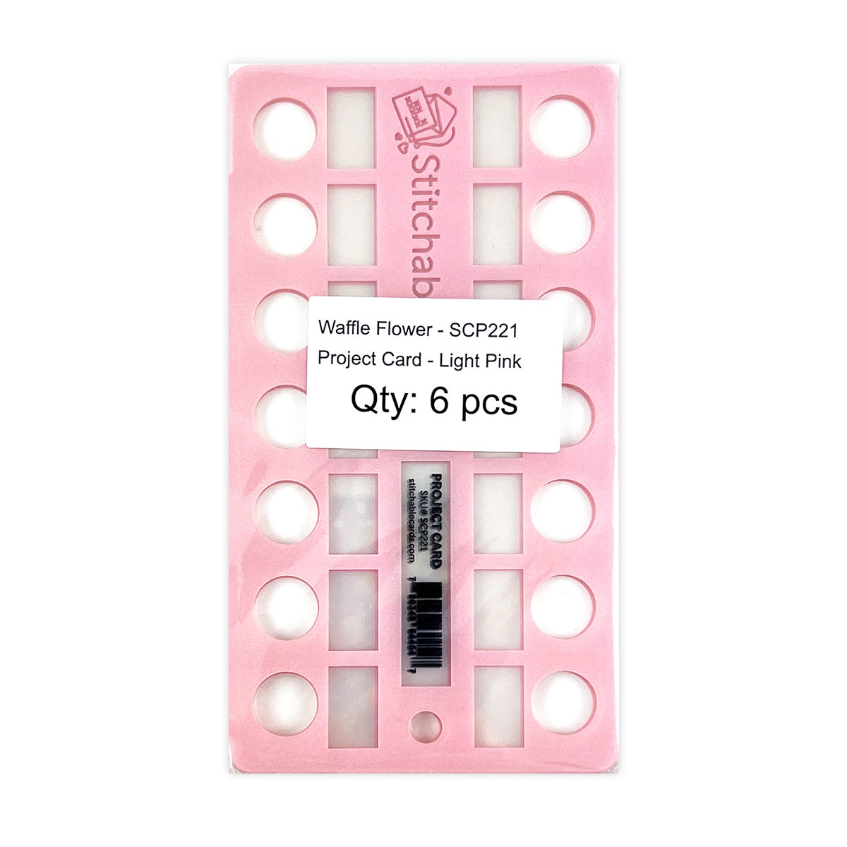 SC Project Card - Light Pink - 6pc