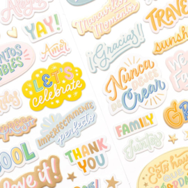 Buenos Dias Thickers Stickers Phrases