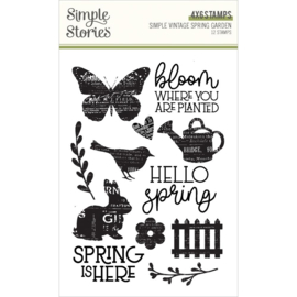 Spring Garden Photopolymer Clear Stamps