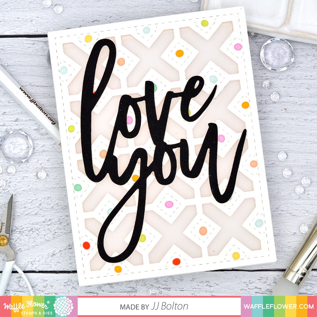 Oversized Love Word Die