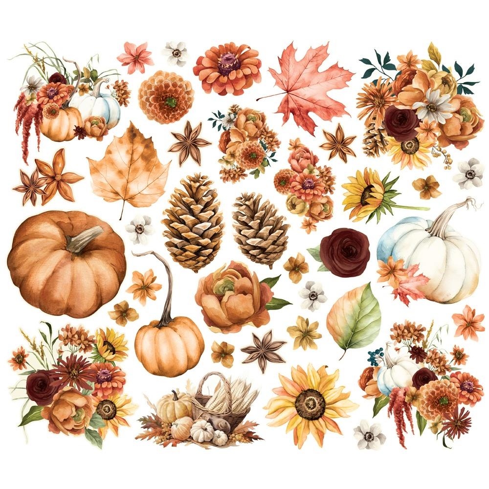Autumn Breeze Bits & Pieces Die-Cuts Floral