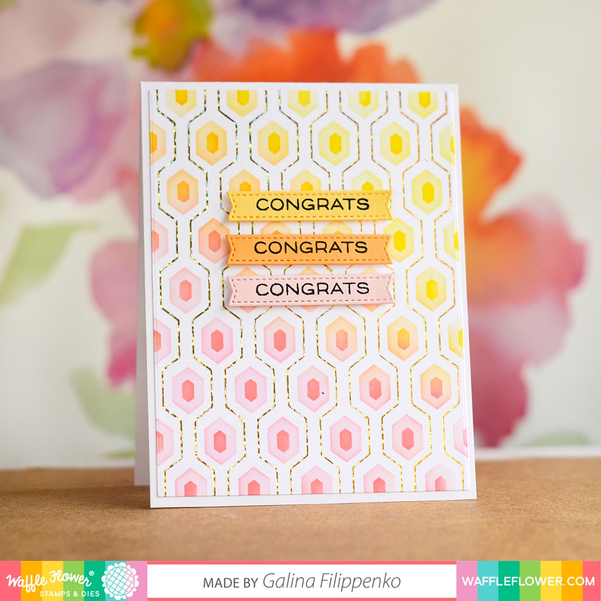 Elongated Hex Foil Plate