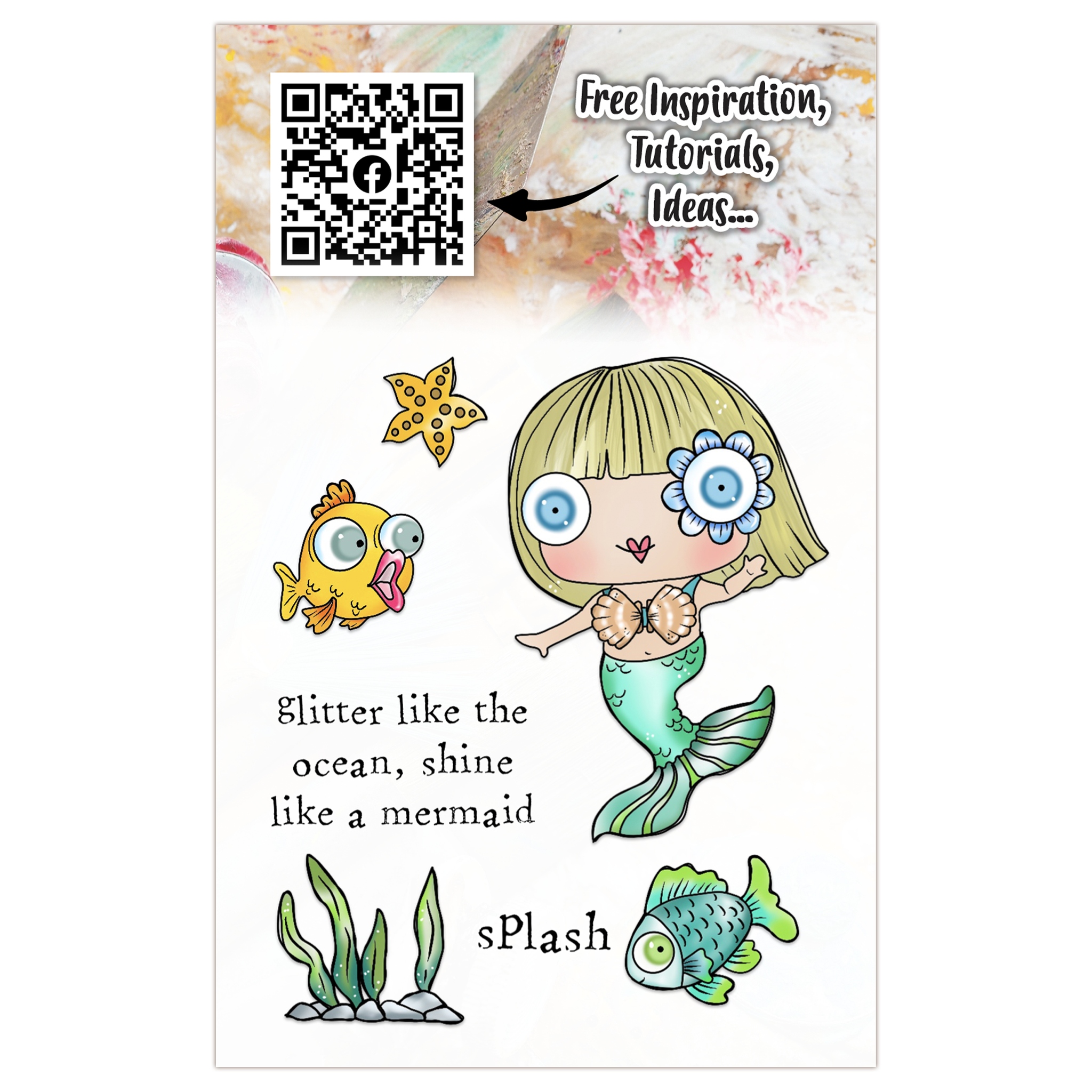 #1280 Emily's Splash A7 Stamp Set