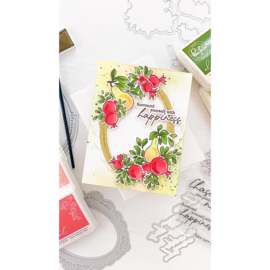 Pears & Pomegranates Layering Stencils 4"X9"